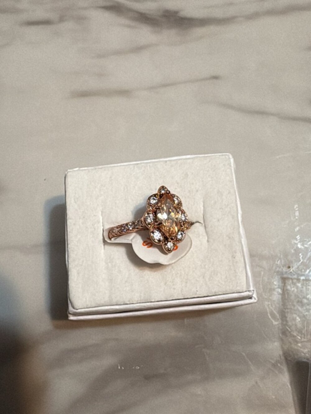 Three Wishes “The Amina Ring” – Size 6 Rose Gold RBP